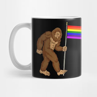 Bigfoot LGBT Mug